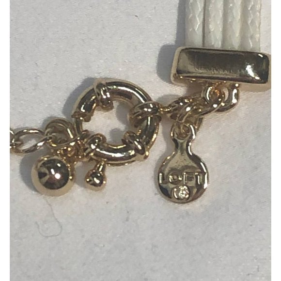 Ann Taylor LOFT Gold and White Necklace - Picture 2 of 5